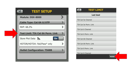 Modular Plug Terminated Link Mptl Test Limits For Dsx And Dsx